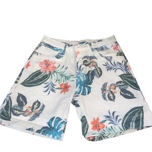 ❤️ Tropical Floral Print women’s Shorts size L/40